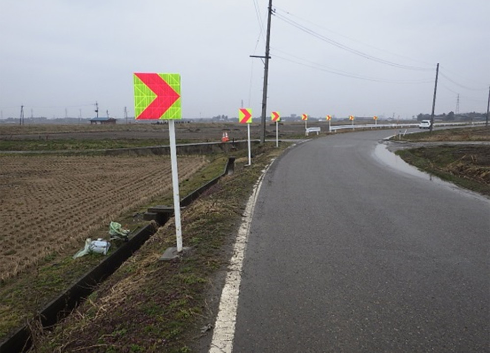 線形誘導標のイメージ画像 線形誘導標のイメージ画像