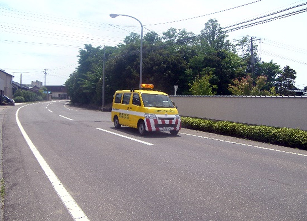 国県道パトロールのイメージ画像 国県道パトロールのイメージ画像